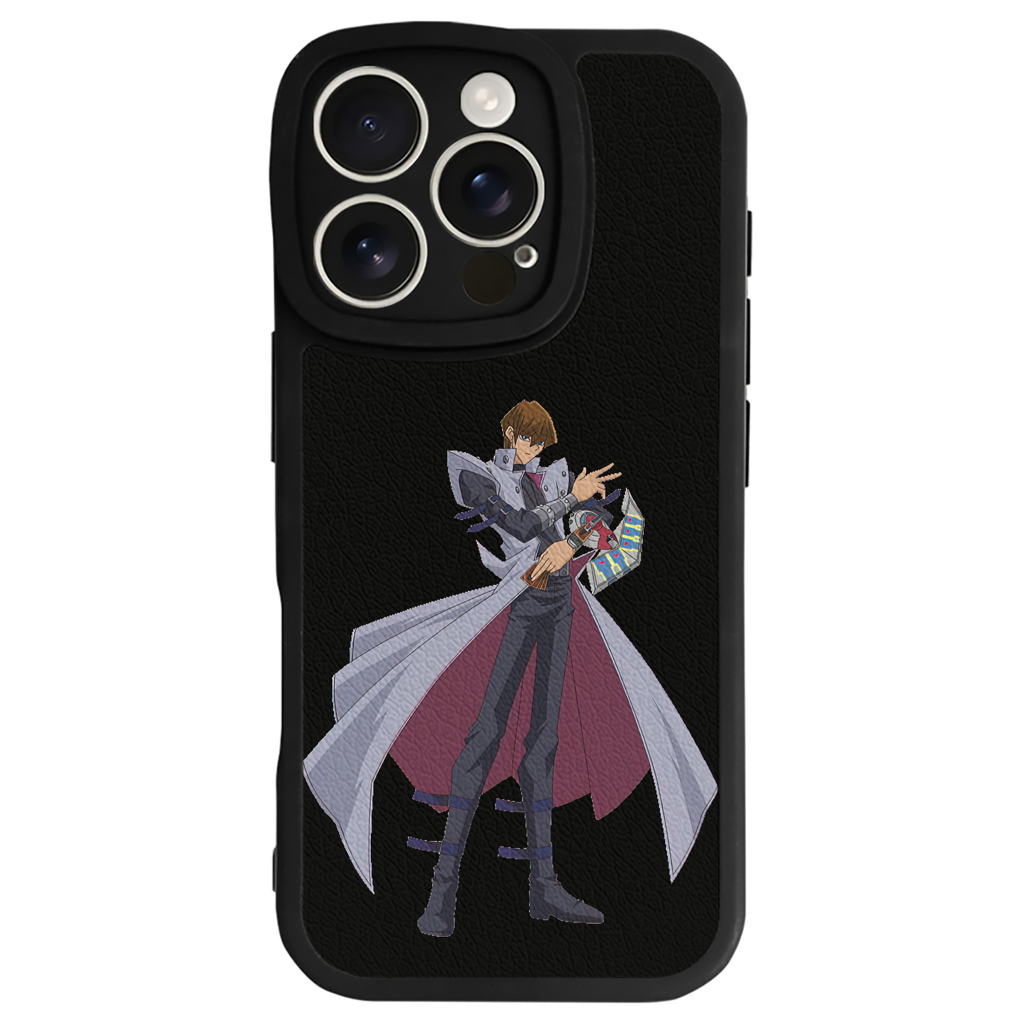 遊☆戯☆王 Yu-Gi-Oh! 【iPhone 16シリーズ対応】シリコンスマホケース（レザー調） 材質：シリコン